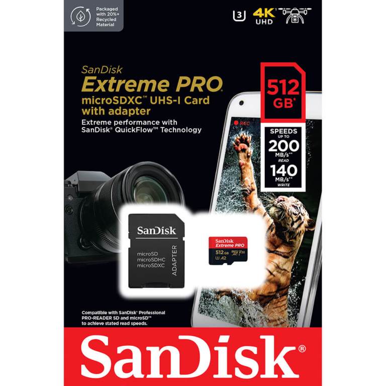 extreme pro microSD 512gb