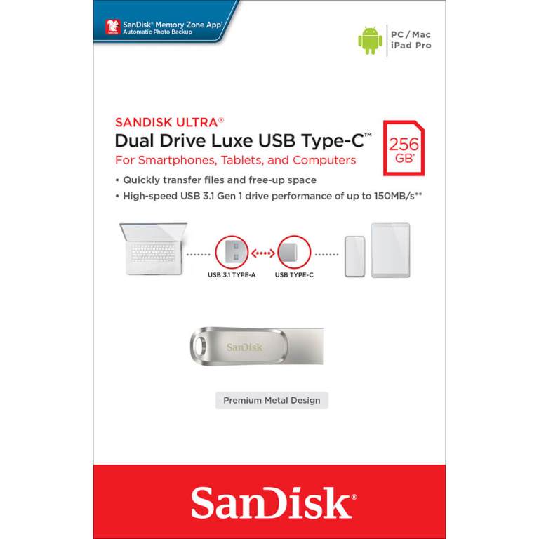USB A ja USB C muistitikku