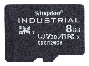 Kingston 8GB industrial microSD C10 A1 pSLC -muistikortti äärimmäisiin olosuhteisiin