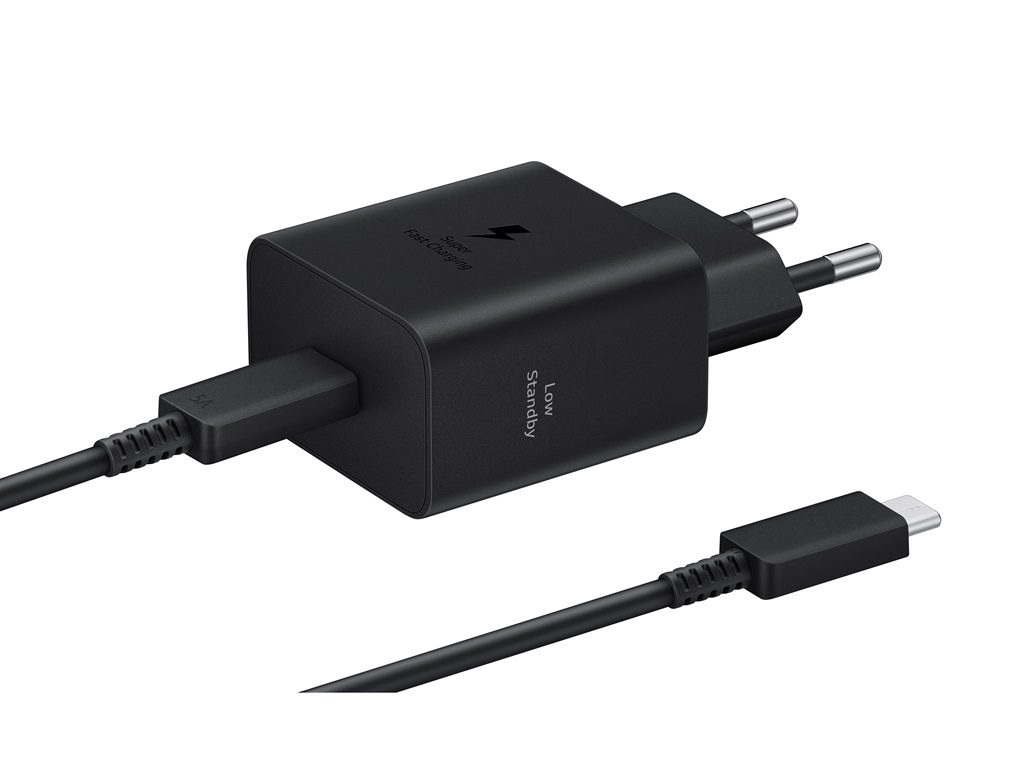 Samsung 45W PD -pikalaturi USB-C ja USB-C kaapeli (EP-T4511XBEGEU)