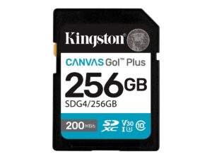 Kingston Canvas Go! Plus 256GB SDXC nopea muistikortti