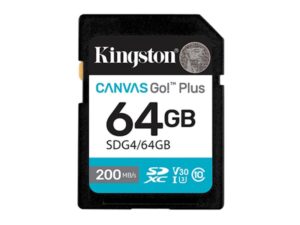Kingston Canvas Go Plus 64GB SDXC nopea muistikortti