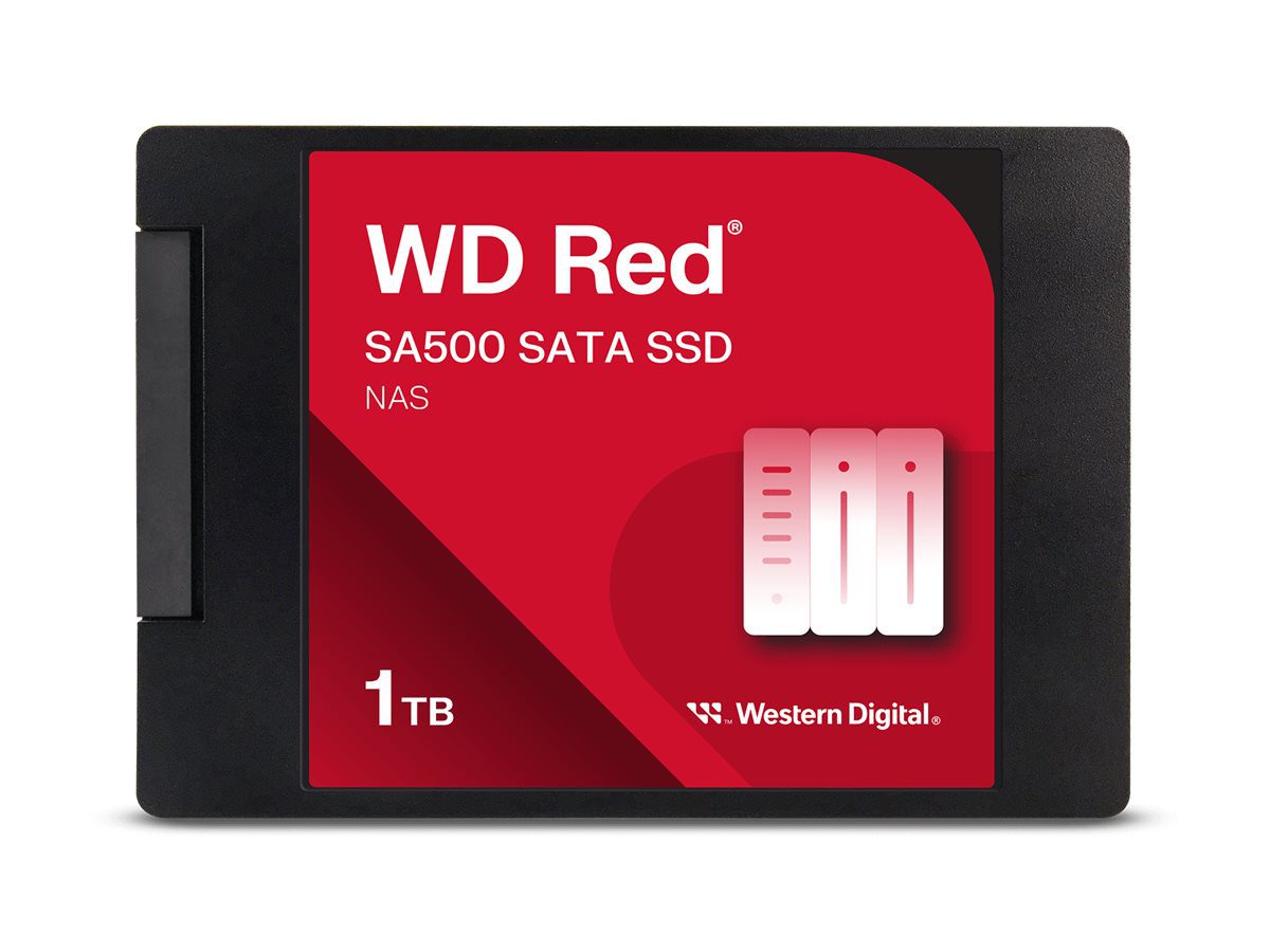 WD Red SA500 1TB 2,5" SATA SSD NAS-käyttöön
