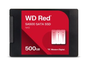 WD Red SA500 500GB 2,5" SATA SSD NAS-käyttöön