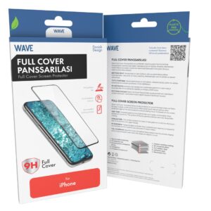 iPhone 17 air panssarilasi - Wave Full Cover karkaistu lasi iphone 17 Air näytönsuoja