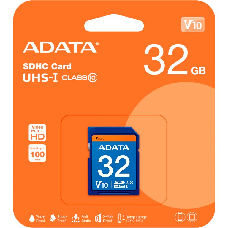32gb sd muistikortti ADATA 32GB SDHC UHS-I Class 10 V10 muistikortti