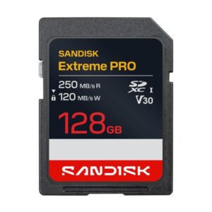 SANDISK Extreme PRO 128GB SDXC V30 -muistikortti