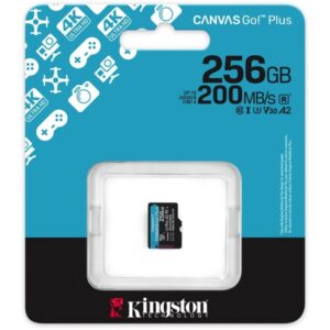 Kingston Canvas Go Plus 256GB microSDXC muistikortti
