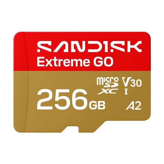SanDisk Extreme GO 256GB microSDXC V30 U3 A2