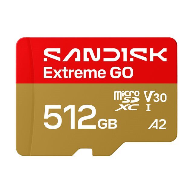 SanDisk Extreme GO 512GB microSDXC V30 U3 A2