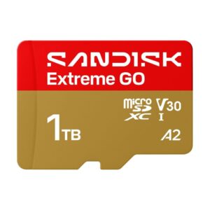 SanDisk 1TB microSD-muistikortti U3 V30 5K- ja 4K-videoon