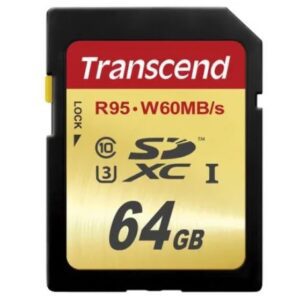 Transcend 64GB SDXC Class 10 UHS-I U3 -muistikortti