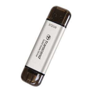 Transcend ESD310 ulkoinen SSD 512GB USB-C ja USB-A