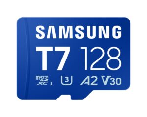 Samsung 128GB microSDXC T7 microSD muistikortti puhelimeen U3 V30