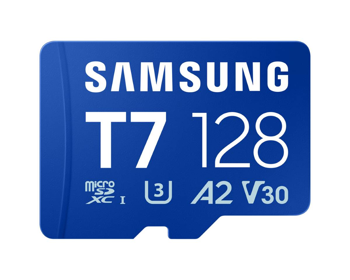 Samsung 128GB microSDXC T7 microSD muistikortti puhelimeen U3 V30
