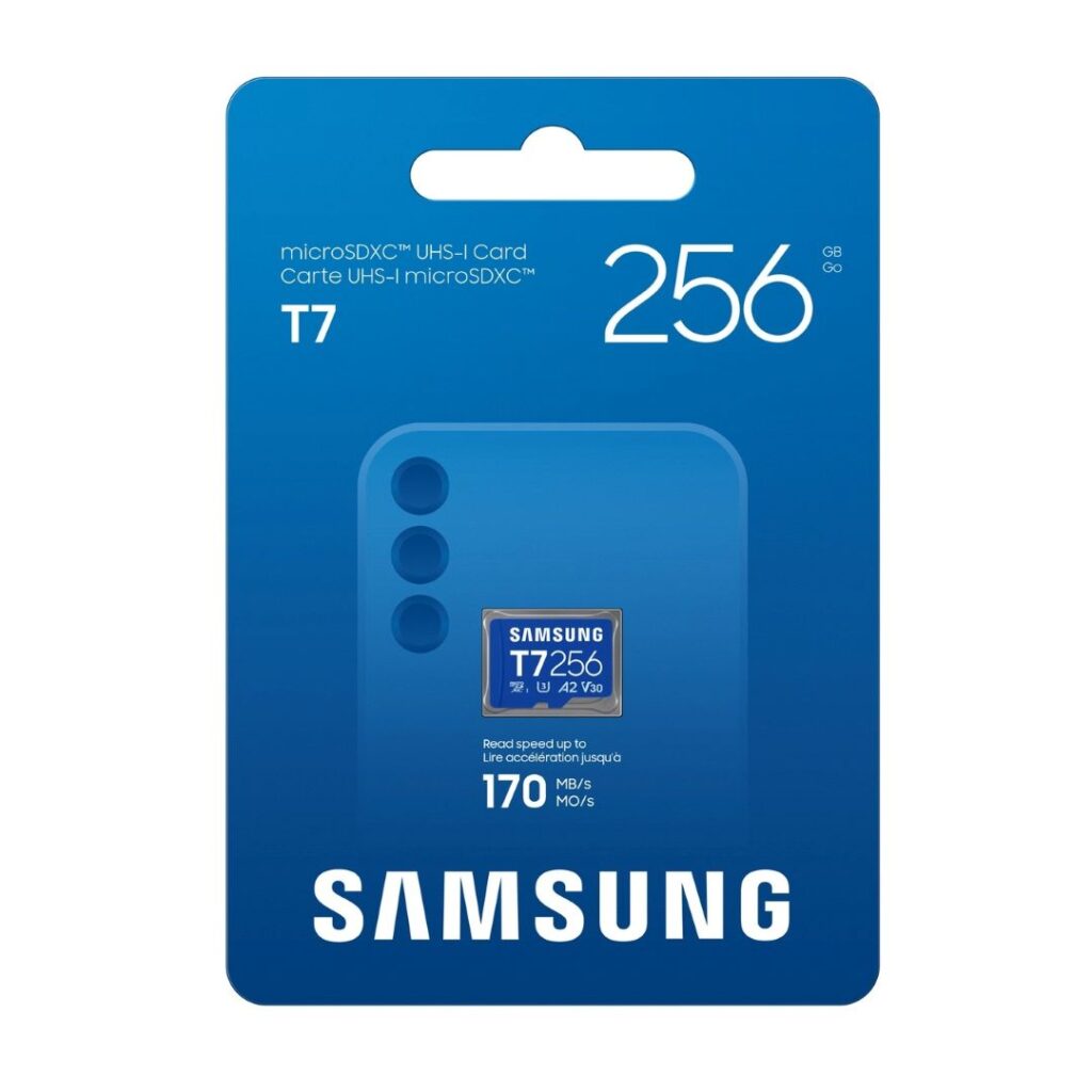 samsung 256GB microSD muistikortti samsung T7 256GB microSD muistikortti V30