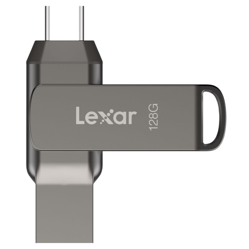 128gb usb-c ja usb-a muistitikku Lexar 128GB USB-C muistitikku iPhone Android Mac PC