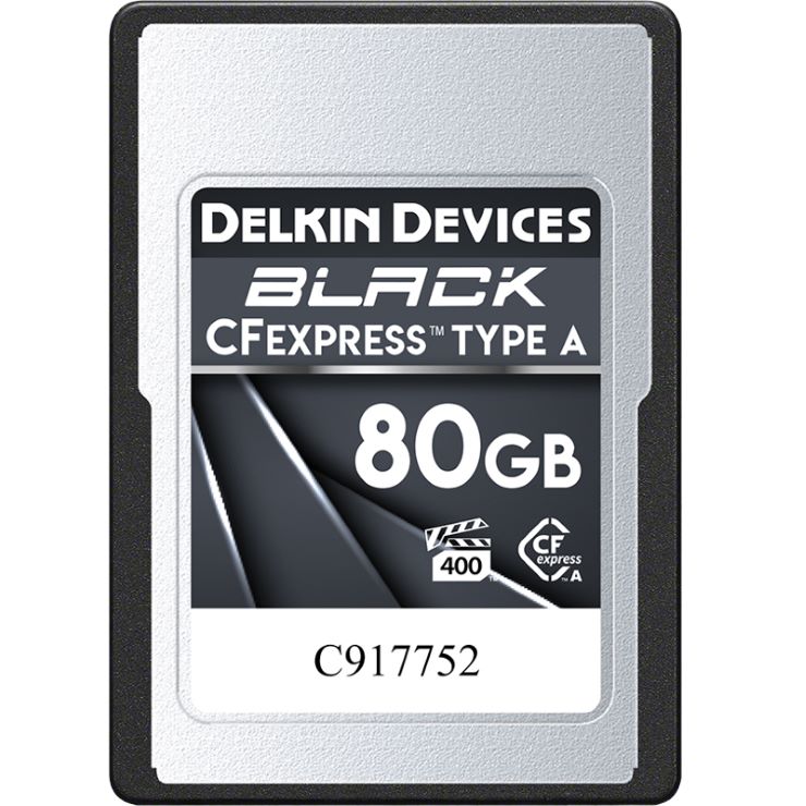 Delkin CFexpress Type A -muistikortti Sony-kameroihin ja 4K-kuvaukseen