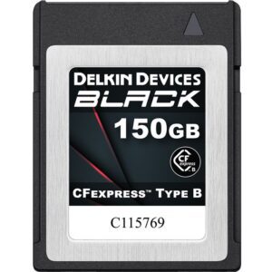 Delkin BLACK 150GB CFexpress Type B -muistikortti 8K-videolle