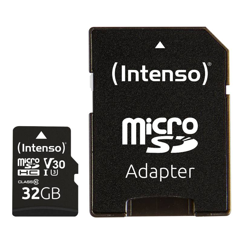 Intenso Professional 32GB microSD V30 U3 muistikortti Intenso Professional 32GB microSD V30 U3 muistikortti
