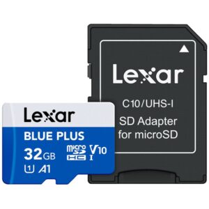 Lexar Blue Plus 32GB microSDHC muistikortti U1 V10 A1
