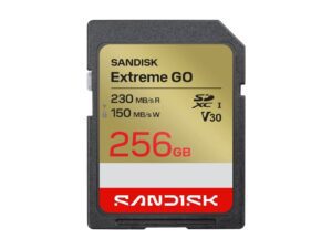 SanDisk Extreme GO 256GB SDXC U3 V30 muistikortti
