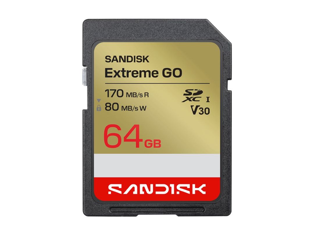 SanDisk Extreme GO 64GB SDXC U3 V30 muistikortti