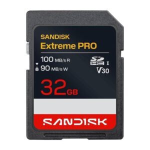 SanDisk Extreme PRO 32GB SDHC muistikortti U3 V30 kameraan