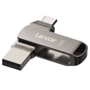 Lexar D400 128GB USB-C USB-A muistitikku puhelimelle
