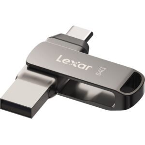Lexar JumpDrive Dual D400 64GB USB-C ja USB-A muistitikku