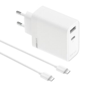 realme SUPERVOOC 80W GaN pikalaturi USB-C ja USB-A