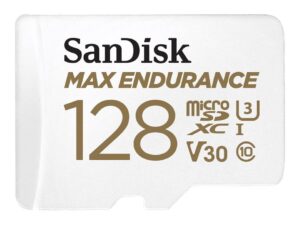 SanDisk MAX Endurance 128GB microSDXC muistikortti valvontakameraan
