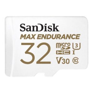 SanDisk MAX Endurance 32GB microSDHC U3 V30 muistikortti valvontakameraan