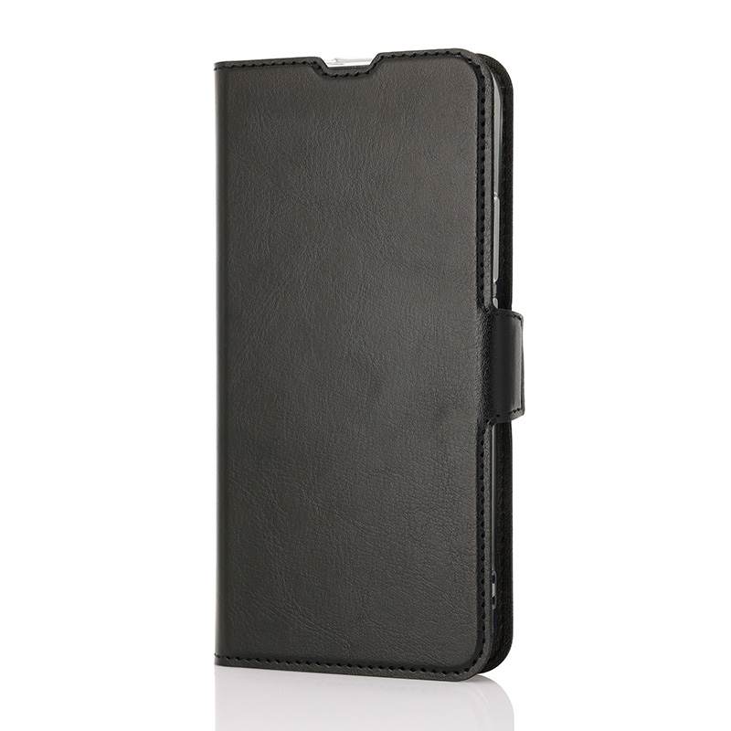 Wave Book Case musta suojakotelo Realme 16 puhelimelle.