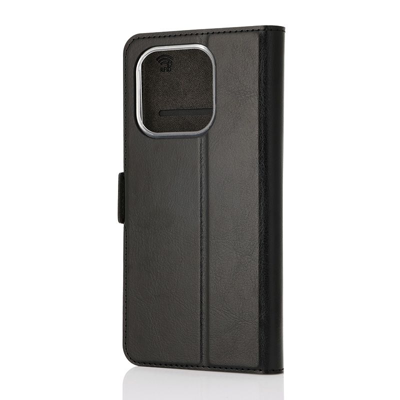 Wave Book Case Realme 16 Pro Musta1 Wave Book Case musta suojakotelo Realme 16 Pro puhelimelle